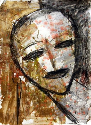Pintura titulada "cara XV" por Soledad Fernandez, Obra de arte original
