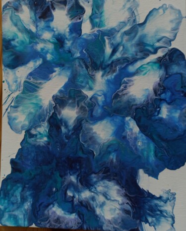 Painting titled "goutte explosive" by Solène Durand, Original Artwork, Acrylic
