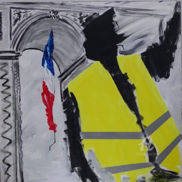 Картина под названием "N° 10" - Jean Paul Hippolyte Soler, Подлинное произведение искусства, Масло