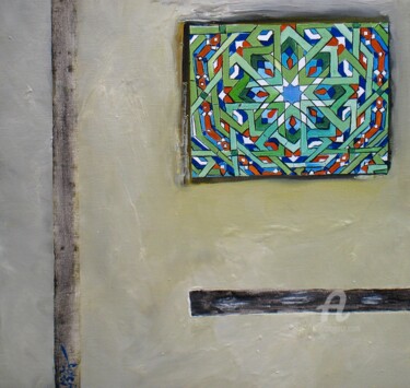 Painting titled "mosaïque3" by Jean Paul Hippolyte Soler, Original Artwork, Acrylic