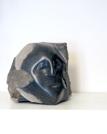 Sculpture titled "the other side" by Solmaz Vilkachi, Original Artwork, Stone