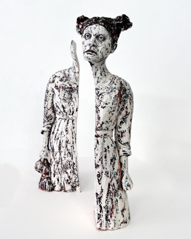 Rzeźba zatytułowany „Continues” autorstwa Solmaz Vilkachi, Oryginalna praca, Ceramika