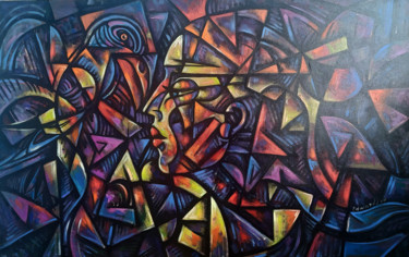 Merger Painting titled "Merger" by Edward Yov, Original Art, Acrylic