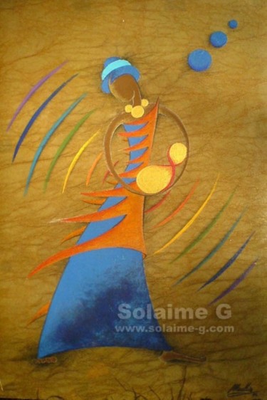 Artisanat intitulée "Infinie Nativité" par Sol'So, Œuvre d'art originale