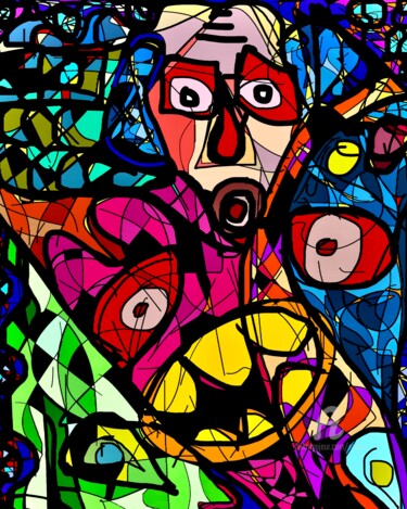 Digital Arts titled "Oh m’y fi" by Solune, Original Artwork, Digital Painting