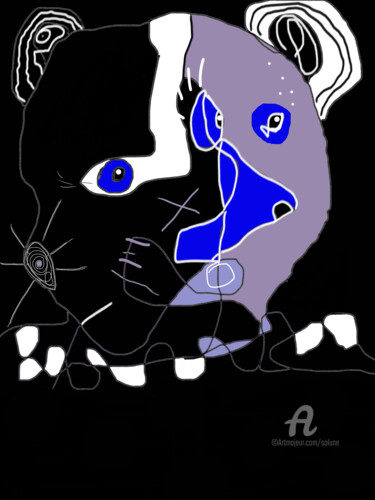 Цифровое искусство под названием "KSO ANIMAL" - Solune, Подлинное произведение искусства, Цифровая живопись