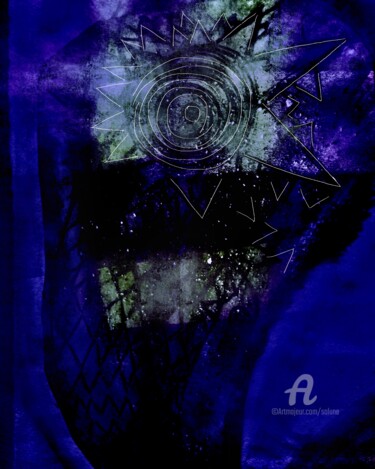 Arts numériques intitulée "TRANSFIGURÉE (ANABA…" par Solune, Œuvre d'art originale, Peinture numérique