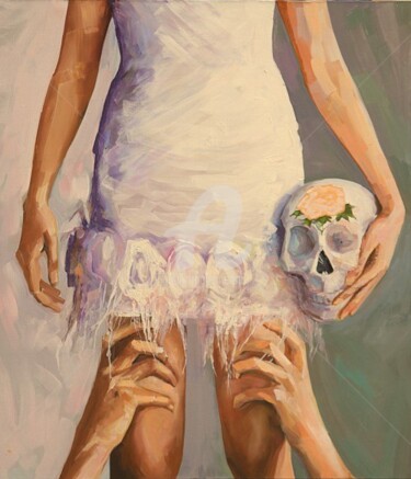 Картина под названием "Страсть" - Anna Soluyanova, Подлинное произведение искусства, Масло