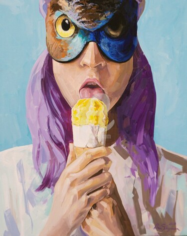 Картина под названием "желания" - Anna Soluyanova, Подлинное произведение искусства, Масло