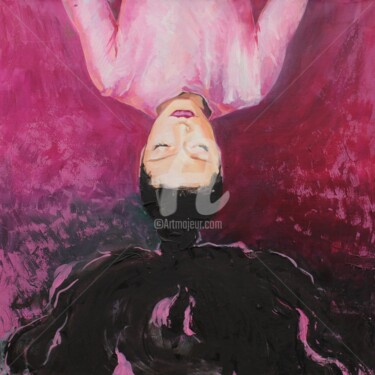 Картина под названием "Маджента" - Anna Soluyanova, Подлинное произведение искусства, Масло
