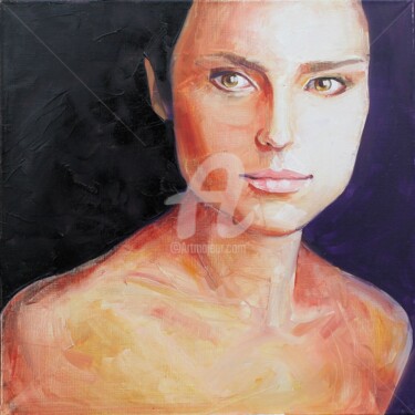 Картина под названием "Портрет на заказ" - Anna Soluyanova, Подлинное произведение искусства, Масло