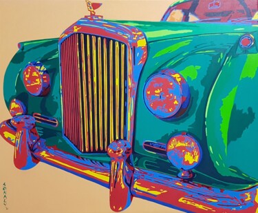 Painting titled "BENTLEY 1959" by Sonaly Gandhi, Original Artwork, Acrylic