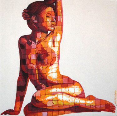 Peinture intitulée "18 till I die - wom…" par Sonaly Gandhi, Œuvre d'art originale, Acrylique Monté sur Châssis en bois