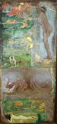 Pintura intitulada "Japanese Nude" por Sona Sandalian, Obras de arte originais, Óleo
