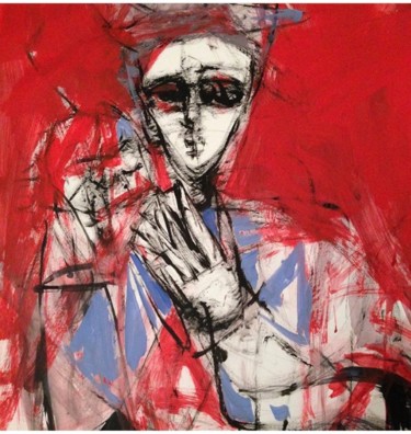 Painting titled "To be or not to be" by Songul Torunoglu, Original Artwork, Acrylic