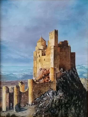 Peinture intitulée "Un Château en Espag…" par Luis Margallo, Œuvre d'art originale, Huile