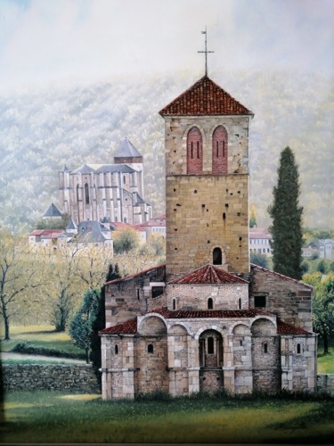 Peinture intitulée "Saint-Just de Valca…" par Luis Margallo, Œuvre d'art originale, Huile