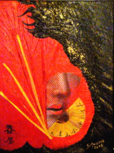 Malerei mit dem Titel "LA CONCUBINE" von Sonia Mandel, Original-Kunstwerk, Acryl