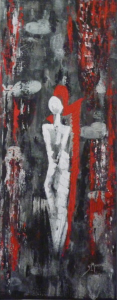 Malerei mit dem Titel "SILHOUETTES 2" von Sonia Mandel, Original-Kunstwerk, Acryl