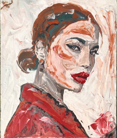 Pittura intitolato "FOLLOW ME" da Sonia Bellezza, Opera d'arte originale, Gesso