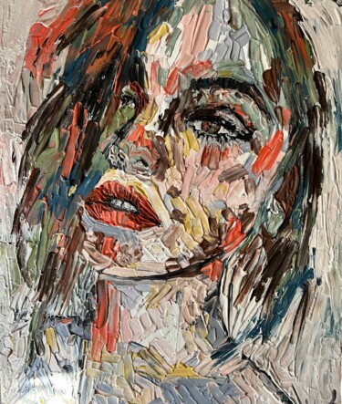Painting titled "Primavera" by Sonia Bellezza, Original Artwork, Chalk