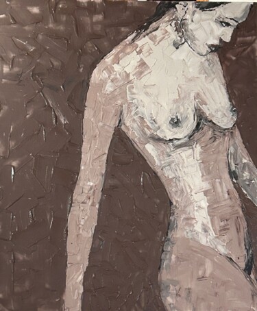 Картина под названием "Via con me" - Sonia Bellezza, Подлинное произведение искусства, Мел