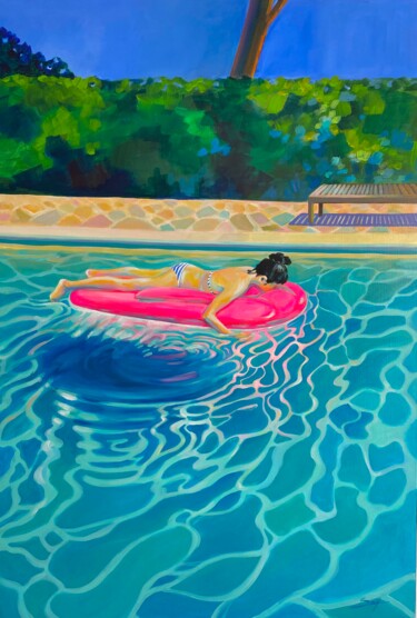 Картина под названием "Relax" - Sonia Di Maccio, Подлинное произведение искусства, Акрил Установлен на Деревянная рама для н…
