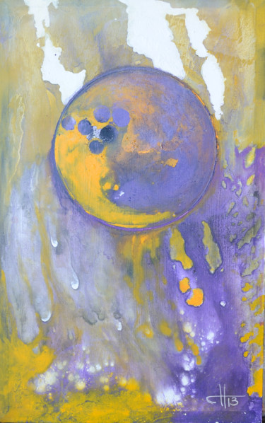Картина под названием "Siembre (Sowing)" - Sonia Domenech, Подлинное произведение искусства, Акрил Установлен на Деревянная…