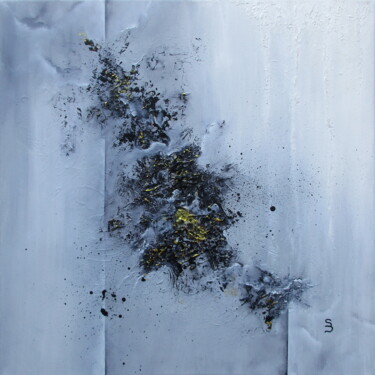 Ζωγραφική με τίτλο "" OR LIGNE "" από Sonia Dumoulin, Αυθεντικά έργα τέχνης, Ακρυλικό Τοποθετήθηκε στο Ξύλινο φορείο σκελετό