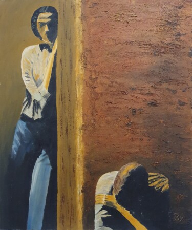 Peinture intitulée "LA CANZONE DI CARLA" par Sonia Maffioli, Œuvre d'art originale, Huile Monté sur Châssis en bois