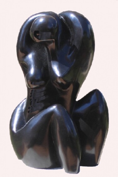 Sculpture titled "ARIANE  Bronze  3/8" by Sonia Mandel, Original Artwork, Metals