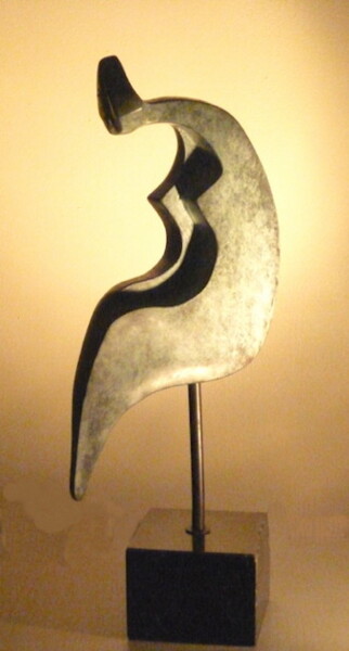 Скульптура под названием "CLAIR DE LUNE  Bron…" - Sonia Mandel, Подлинное произведение искусства, Металлы