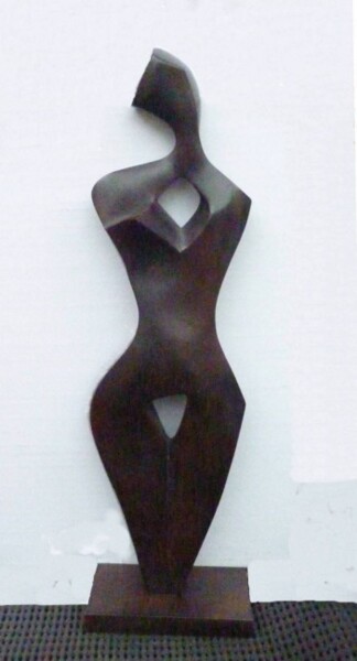 Sculpture titled "ELVIRA Bronze 3/8" by Sonia Mandel, Original Artwork, Metals