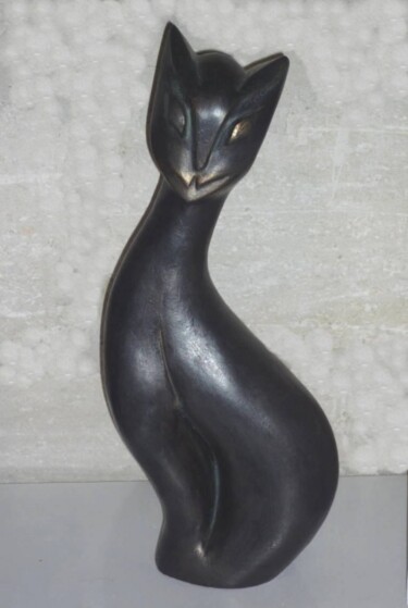 Skulptur mit dem Titel "CHARLY AU PARADIS…" von Sonia Mandel, Original-Kunstwerk, Giesserei