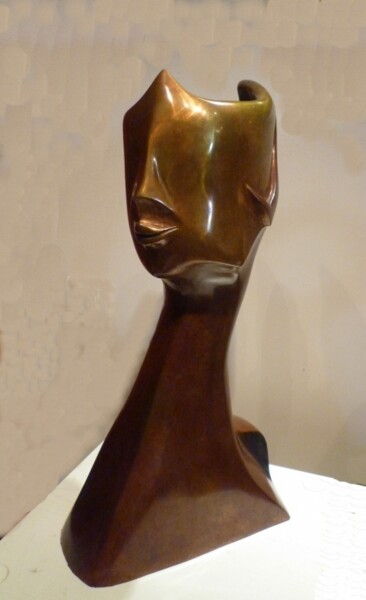 Sculpture titled "INCOGNITO  Bronze 2…" by Sonia Mandel, Original Artwork, Metals