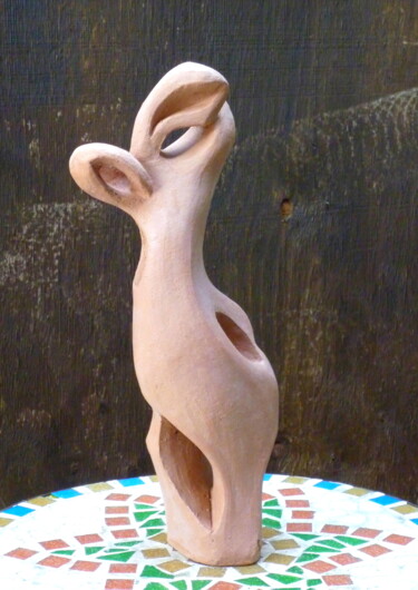 雕塑 标题为“FEMME ORCHIDEE Terr…” 由Sonia Mandel, 原创艺术品, 兵马俑