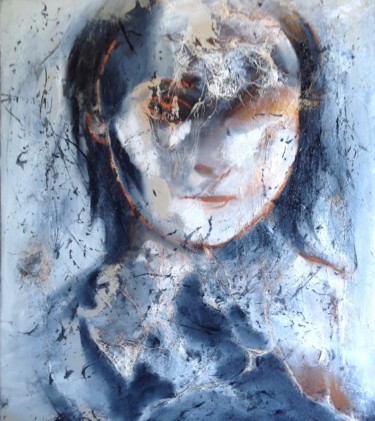 Peinture intitulée "Abstrait" par S.Metge, Œuvre d'art originale, Huile