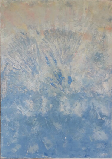 Pittura intitolato "La caduta di Icaro" da Sonia Orsini, Opera d'arte originale, Acrilico Montato su Telaio per barella in l…