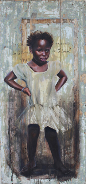 Schilderij getiteld "Saint-Louis, balade" door Sonia Privat, Origineel Kunstwerk, Olie