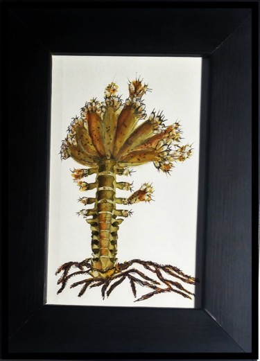 Pintura intitulada ""Cactun Cervicun"" por Sonia Burgareli, Obras de arte originais