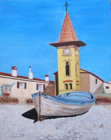 Peinture intitulée "Cagnes sur Mer .jpg" par Sonia Caruso, Œuvre d'art originale