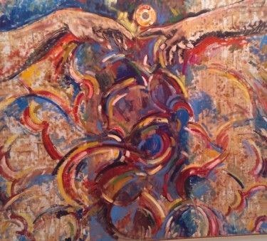 Painting titled "La música" by Pino, Original Artwork, Oil