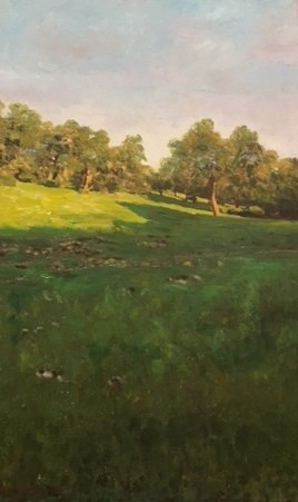 Painting titled "Campo" by Pino, Original Artwork, Oil