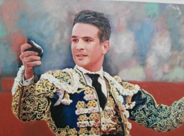 Pintura titulada "Torero" por Pino, Obra de arte original, Oleo