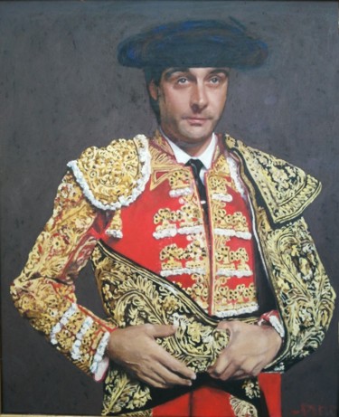 Pintura titulada "Enrique Ponce" por Pino, Obra de arte original, Oleo