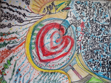 Desenho intitulada "Caminho" por Sónia Marcos, Obras de arte originais, Pastel