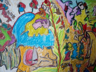 Drawing titled "Mad World | Visão M…" by Sónia Marcos, Original Artwork, Pastel