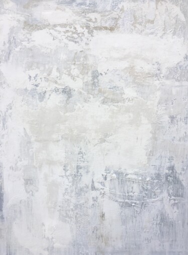 Peinture intitulée "blanc blanche 5" par Sonja Blaess, Œuvre d'art originale, Acrylique Monté sur Châssis en bois