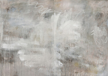 Peinture intitulée "blanc blanche 1" par Sonja Blaess, Œuvre d'art originale, Acrylique Monté sur Châssis en bois