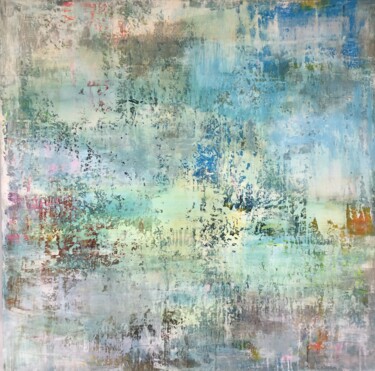 Painting titled "tout couleur tc9" by Sonja Blaess, Original Artwork, Acrylic Mounted on Wood Stretcher frame
